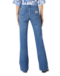 The Wrangler Womens Flare Jeans in Raven