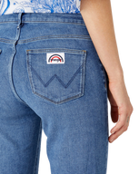 The Wrangler Womens Flare Jeans in Raven