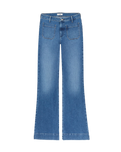 The Wrangler Womens Flare Jeans in Raven