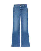 The Wrangler Womens Flare Jeans in Raven