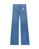 The Wrangler Womens Flare Jeans in Raven