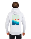 The Salt Water Seeker Mens Cove Hoodie in Grey Melange