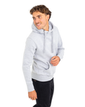 The Salt Water Seeker Mens Cove Hoodie in Grey Melange