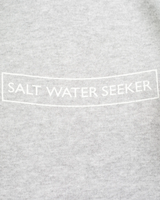 The Salt Water Seeker Mens Cove Hoodie in Grey Melange