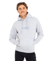 The Salt Water Seeker Mens Shutter Hoodie in Grey Melange