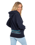 The Born by the Sea Womens Wave After Wave 2 Hoodie in French Navy