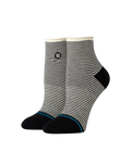 Skelter Quarter Socks in Black