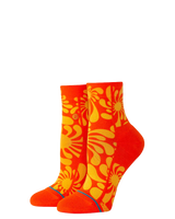 The Stance Womens Lauryn Alvarez Quarter Socks in Orange