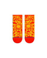 The Stance Womens Lauryn Alvarez Quarter Socks in Orange