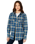 The Superdry Womens Vintage Check Shirt in Blue