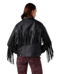 The Wrangler Womens Wild Fringe Jacket in Black