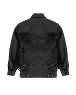 The Wrangler Womens Wild Fringe Jacket in Black