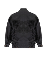 The Wrangler Womens Wild Fringe Jacket in Black