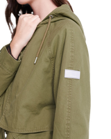 The Superdry Womens Adventurer Parka Jacket in Capulet Olive