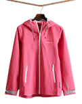 The Superdry Womens Essentials Harpa Waterproof Jacket in Hot Pink