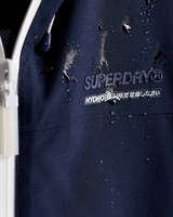 The Superdry Womens Essentials Harpa Waterproof Jacket in Atlantic Navy