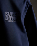 The Superdry Womens Essentials Harpa Waterproof Jacket in Atlantic Navy