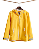 The Superdry Womens Essentials Harpa Waterproof Jacket in Springs Yellow