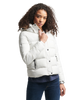 The Superdry Womens Vintage Hooded Mid Layer Short Jacket in Optic