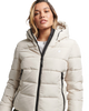 The Superdry Womens Hooded Spirit Sports Puffer Jacket in Pelican