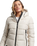 The Superdry Womens Hooded Spirit Sports Puffer Jacket in Pelican