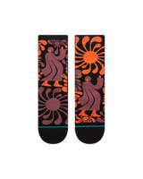 The Stance Womens Lauryn Alvarez Crew Socks in Black