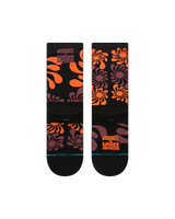 The Stance Womens Lauryn Alvarez Crew Socks in Black