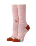 Fortune Crew Socks in Dusty Rose