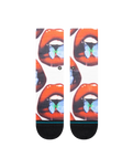 The Stance Womens Sara Rabin Swallow Socks in Off White