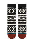 Flake Crew Socks in Black