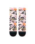 The Stance Womens Encyclia Crew Socks in Black