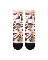 The Stance Womens Encyclia Crew Socks in Black