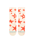 The Stance Womens Starry Eyed Crew Socks in Cream