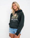 Cornwall Hoodie in Bottle Green