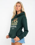 Fistral Hoodie in Bottle Green