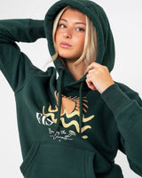 Fistral Hoodie in Bottle Green