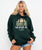 Newquay Hoodie in Bottle Green