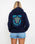 Womens Turtle Hoodie in French Navy