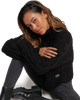 The Superdry Womens Cable Knit Polo Neck Jumper in Black