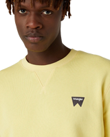The Wrangler Mens Sign Off Sweatshirt in Pineapple Slice