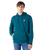 The Wrangler Mens Sign Off Hoodie in Deep Teal Green