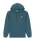 The Wrangler Mens Sign Off Hoodie in Deep Teal Green