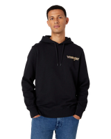 The Wrangler Mens Graphic Hoodie in Black