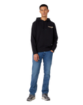 The Wrangler Mens Graphic Hoodie in Black