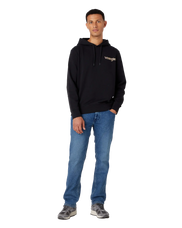 The Wrangler Mens Graphic Hoodie in Black