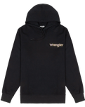 The Wrangler Mens Graphic Hoodie in Black