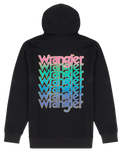 The Wrangler Mens Graphic Hoodie in Black