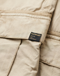 The Superdry Womens Low Rise Para Cargo Trousers in Stonewash Taupe Brown