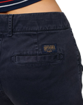 The Superdry Womens Classic Chino Walkshorts in Eclipse Navy