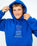 Boys Bus Hoodie in Royal Blue